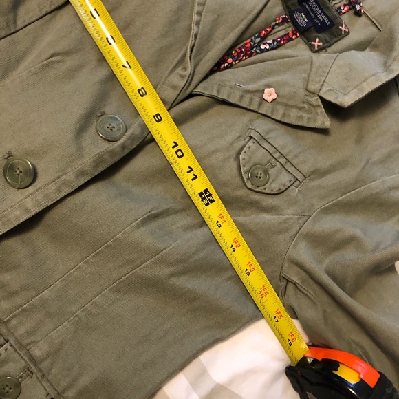 American Eagle Outfitters Green Jean Jacket - Picture 5 of 5